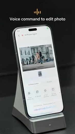 Let AI do the editing for you 🔮 HONOR Magic8 Pro’s AI Photo Agent responds to voice commands or a single tap, applying intelligent edits and AI styles to make every photo look its best — instantly and effortlessly 💫 Upgrade yours now: https://bit.ly/magic8pro-fb #HONORMalaysia #HONORMagic8Pro #HONORMagic8ProMY | HONOR Malaysia