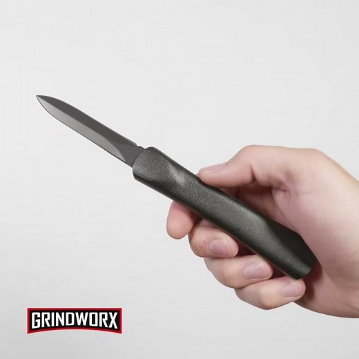 AKC Concord OTF Gray Snake Skin Automatic Knife - Dagger