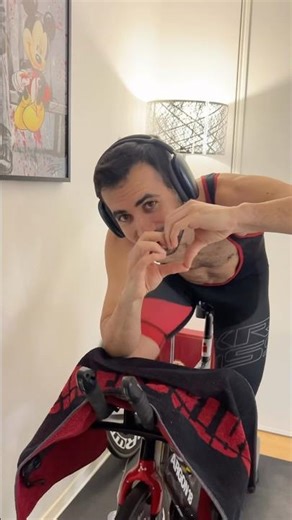 When it’s VALENTINE’s day but also BIKE DAY 🚲🩷 | #shorts #bike #valentinesday #ironmantraining