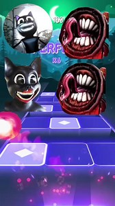 Cartoon cat vs Siren Head X Coffin dance Tiles hop edm rush #tileshop #sirenhead | Hip Hop Gamer