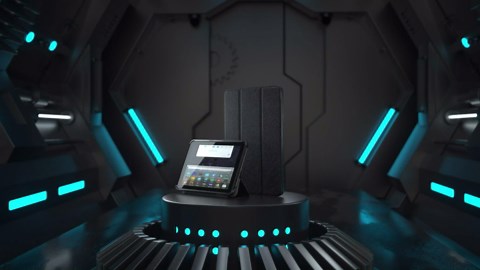 Fintie Slim Case for Kindle Fire HD 8 & Fire HD 8 Plus Tablet (12th Generation 2024/2022 & 10th Generation 2020 Release) - Ultra Lightweight Slim Shell Stand Cover with Auto Wake/Sleep, Black