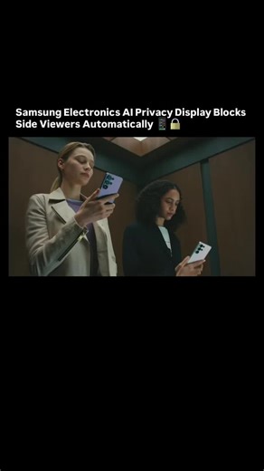 Samsung Electronics AI Privacy Display Blocks Side Viewers Automatically 📲🔐 Samsung is crafting an AI‑driven privacy display that tweaks the screen’s viewing angles on the fly to stop nearby peeps from snooping on sensitive info. It uses the front camera and on‑device AI to spot when someone’s looking from the side and automatically dims or blurs private zones like messages and passwords. Unlike old‑school static privacy filters, this smart system fires up only when it’s needed, keeping full b