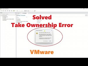 Vmware Take ownership Error Solution | Msolved Tech