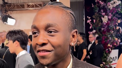 Miles Caton on his first Golden Globes and the welcoming 'Sinners' set