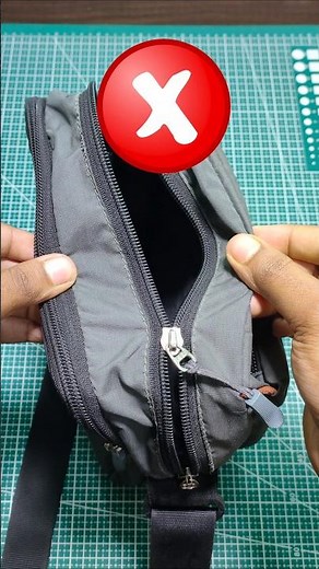 Broken Bag Zipper? Fix It in 30 Seconds! 🔧 #ZipperHack #BagRepair #LifeHacks