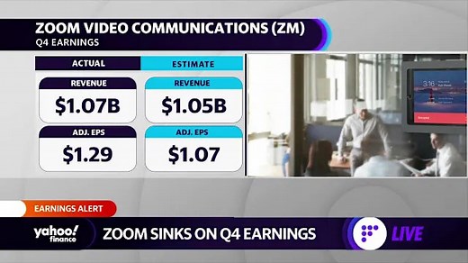 Zoom stock falls despite Q4 earnings beat