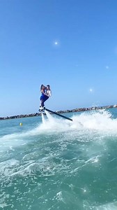 Flydance show with @tommy_flyman in beautifull Italy 🇮🇹🚀💙💃🕺 #flydance#dance#flyboard#flyboarding#watersport#couple#dancecouple | Flyboard