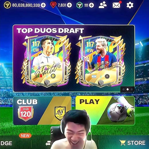 Best Top Duo? CR7 + Marcelo or Messi + Neymar? | EA FC MOBILE
