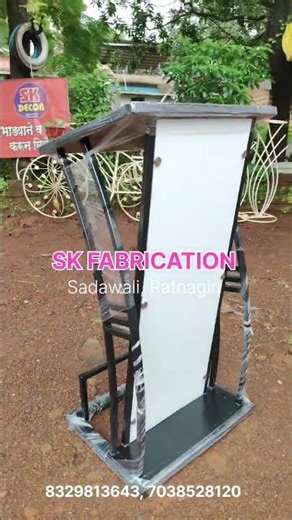metal podium daice anchoring stand for events mandap decoration hall office school and college