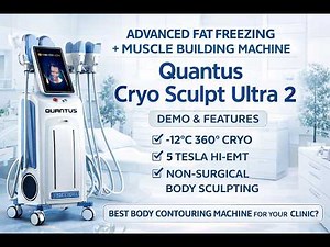 Quantus Cryo Sculpt Ultra 2 | 360° Cryolipolysis + HI-EMT Body Sculpting Machine
