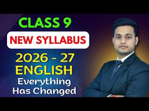 CBSE Class 9 - New Syllabus 2026-27 - English - Everything You Must Know - By Be Smarty