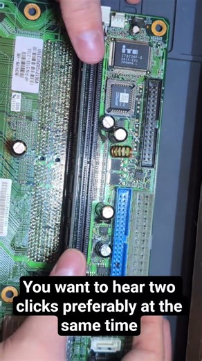 how to install desktop ram #computer #tech #viral