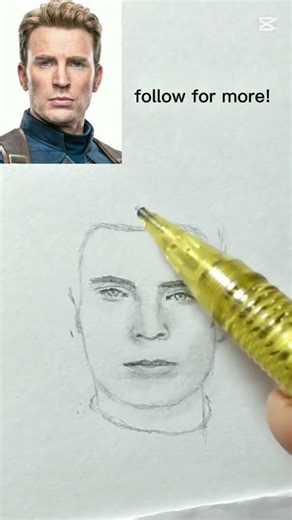 Chris Evans Portrait Drawing | Loomis Method (Pencil)