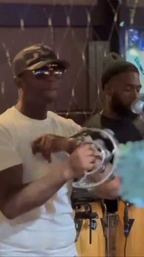 2 Mics have a relationship with the tambourine. It’s almost like a dance between you and that instrument. That TAM got to flow like water. Study your craft. The 2 mic is way more than just a rapper. #gogoventures #urb | GoGo Ventures