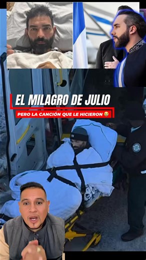 David Montoya on Instagram: "📌El milagro de Julio, y su historia de Fe, hecho canción 🎶🥹escúchela 👏🇸🇻 #JulioCesar #inspiration #NayibBukele #Fe #motivacion créditos a Nayib Bukele Damaris J Sandoval @destacar"