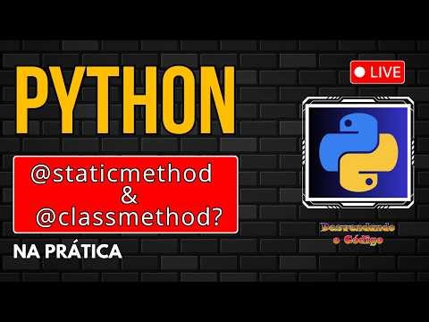 @staticmethod and @classmethod methods in Python | Simple Explanation