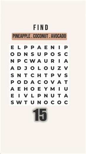 See if you can beat this Word puzzle | Fruits & Healthy Breakfast Word Search