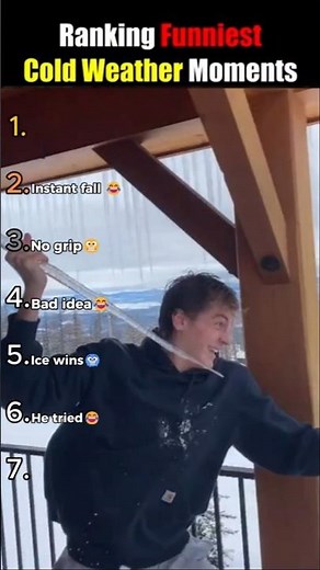 Ranking Best Winter Mishaps 😭🥶 #winterfails #funny #fails