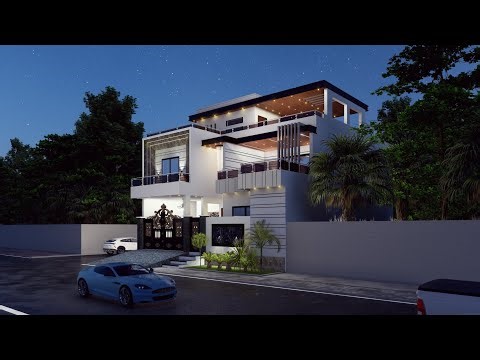 10 Marla House Design | 10 Marla House Modern Front Elevation Design