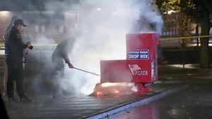 Fires set in drop boxes destroy hundreds of ballots in Washington and damage 3 in Oregon