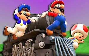 【SMG4/自制中字】马里奥一家的火车之旅