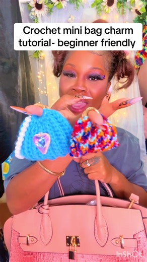 Crochet Mini Purse Bag Charm Tutorial for Beginners