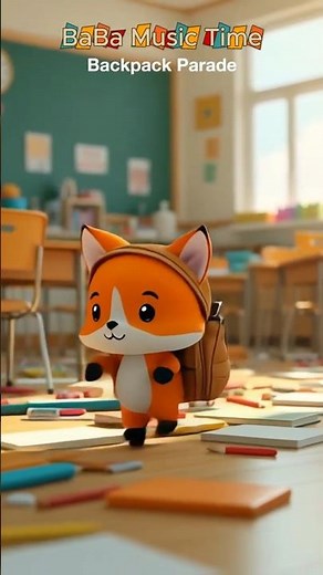 Backpack Parade -✏️🎓Back to School Kids Song 🎒👦👧