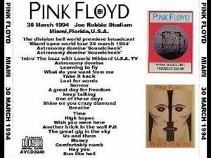 Mar 30, 1994: Pink Floyd at Joe robbie stadium Miami, Florida, United States | Concert Archives