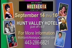 6.9K views · 47 reactions | September 14 to 16, 2017. Hollywood celebrities signing autographs and posing for photos with fans, slide show seminars and more! | Mid Atlantic Nostalgia Convention | Facebook