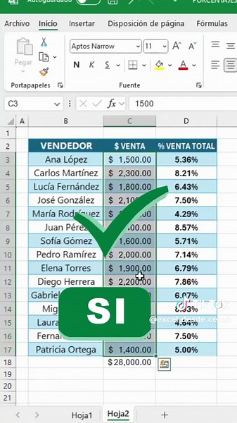 Excel desde Cero | CursoOnline on TikTok