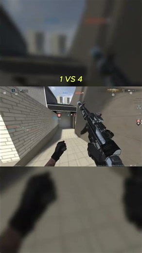 😱Amazing 1 vs 4 Clutch For Combat Master #short #gaming #trending #combatmaster