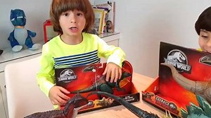 Nuevos DINO RIVALS Jurassic World 😝DANI y EVAN prueban el T-REX y el CONCAVENATOR Mattel Jurassic World Jurassic World Alive #dinorivals #jurassicworlddinorivals ➡️ https://youtu.be/eOykMWXn610 | Las Aventuras de Dani y Evan