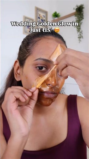 ₹15 facial that actually gives bridal glow 😍✨