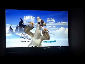 Ice Age DVD menu walkthrough 2002