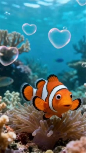 Nemo Moving in the Water #nemo #water #sea #aquarium #fish #beautifulfish