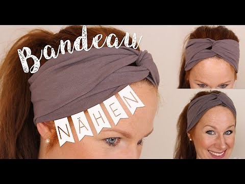 Sewing instructions for beginners // Sew a bandeau headband // DIY // *Handmadebyanni
