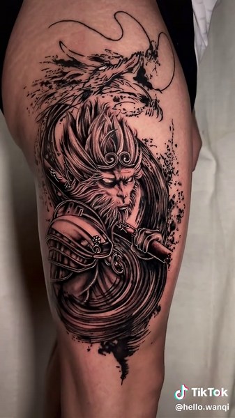 Tattooing the Monstrous Sun Wukong from Chinese Mythology