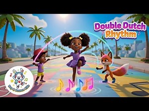 Double Dutch Rhythm! 🪢 Soulful Jump Rope Song | Bop and Bounce Kids