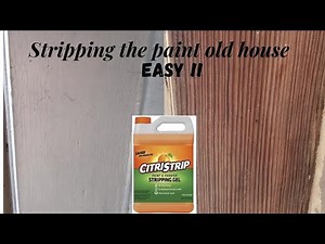 How to use Citristrip to strip the paint with maximal result