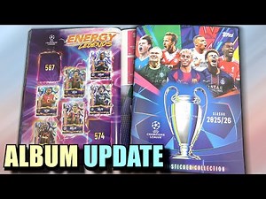 NEW TOPPS CHAMPIONS LEAGUE 2025/26 STICKER ALBUM UPDATE | Our Collection After A Box Opening