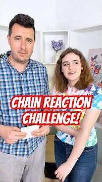 Can you solve this chain reaction riddle before Bailey does? | Ballinger Family #familygamenight