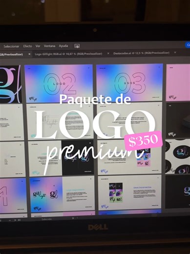 Proceso de Creación de Logo Premium