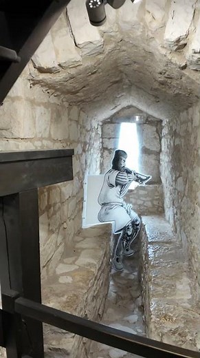 Inside a 700-year-old castle tower 👑