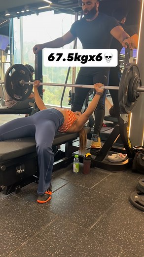 Back off set 67.5kgx6💀💀 . . . . . . . #goviral #newtrend #deadliftsfordays #benchpress #harharmahadev #goinguponatuesday #viral #benchpressing #reelsindia #fyp #tuesdays #girlonamission #bababhalakare❣️ #newtrend | Jatin Sachdeva