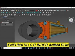 pneumatic cylinder design and animation