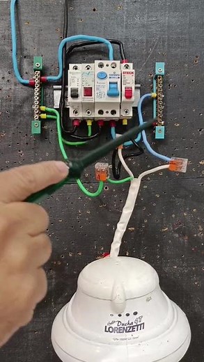 How to install a simple 5500W shower.