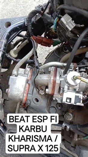 BEAT ESP FI DOWNGRADE - KARBU KHARISMA/ SUPRA X 125 #beat #beatfi #fypシ #fyp