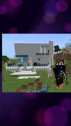 Built a Luxury House in Minecraft! 🏡✨ | Survival Build Tutorial #minecraft