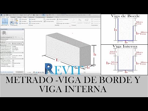 ENCOFRADO DE VIGA DE BORDE Y VIGA INTERIOR EN REVIT