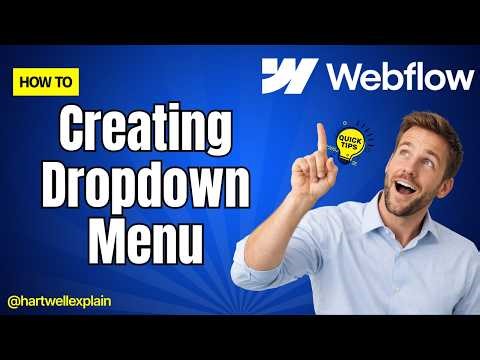 How to Webflow Creating a Desktop Dropdown Menu for Webflow Tabs Component - Tutorial (2026)